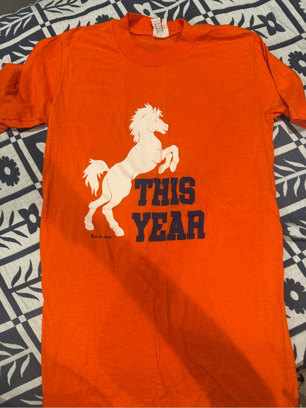 80s vintage Denver broncos football shirt